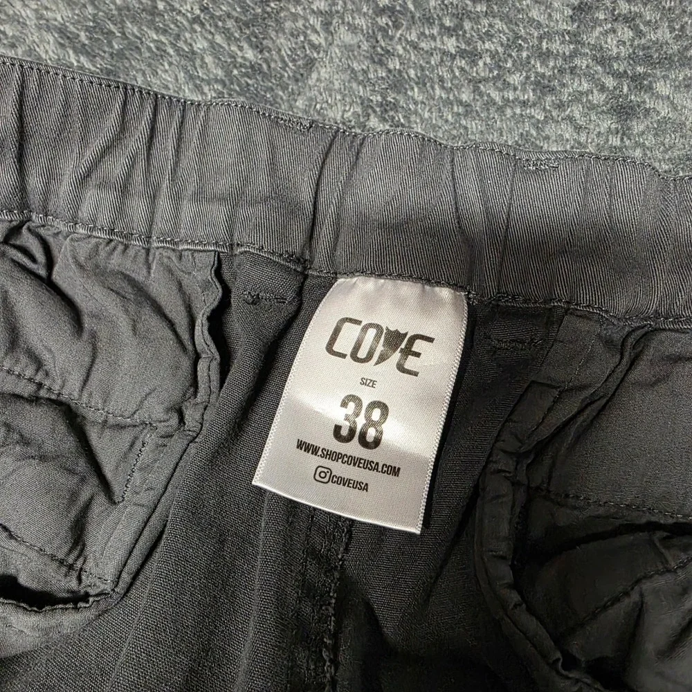 Cove Pants Mens 38 USA Gray Stretch Chino Elastic Waistband